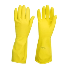 LUVA LATEX XG AMARELA C/FORRO VONDER